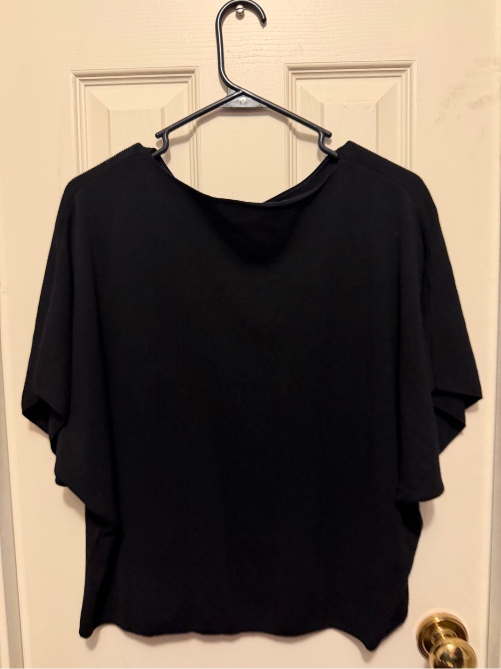Halogen Black Short Sleeve Relaxed Tee